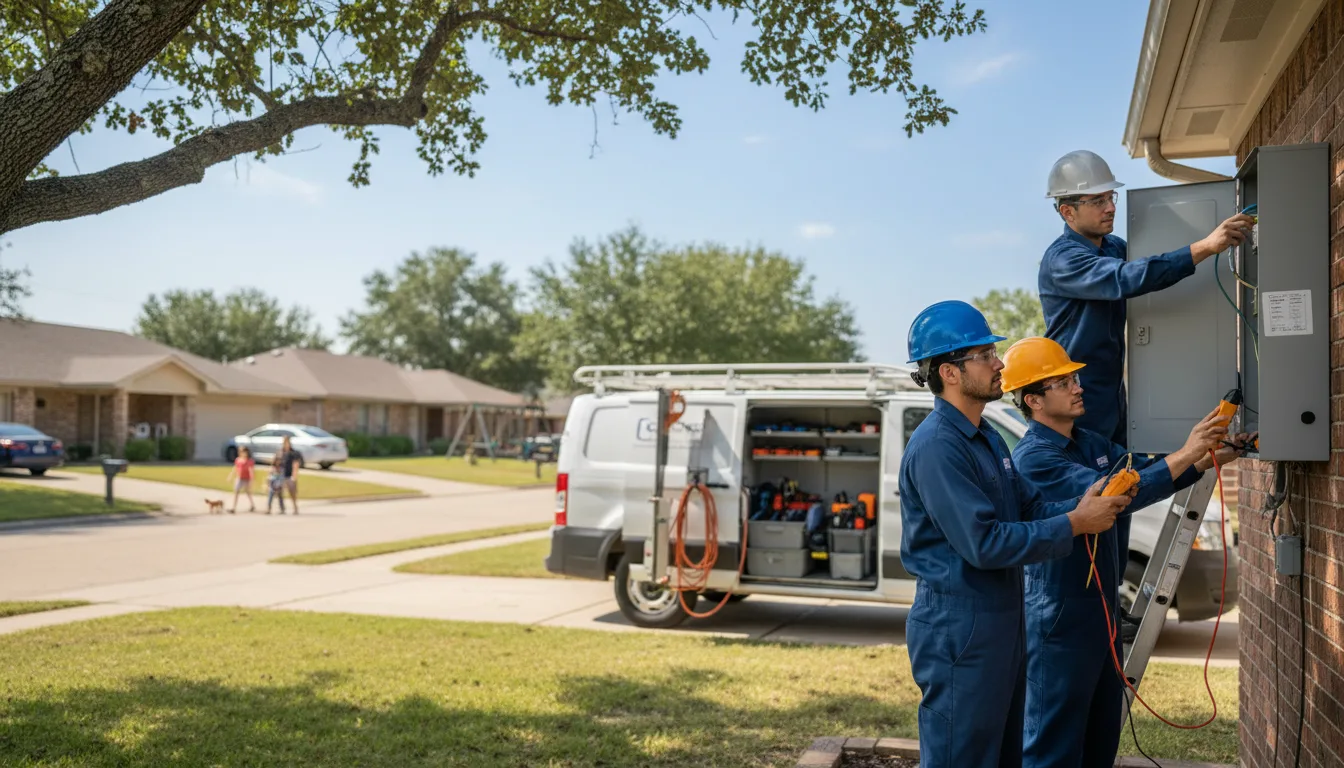 Certified electrician providing emergency electrical services in Kimbolton, OH